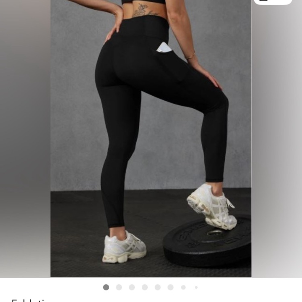Fabletics PureLuxe 7/8 Length Black High-Waisted Leggings
